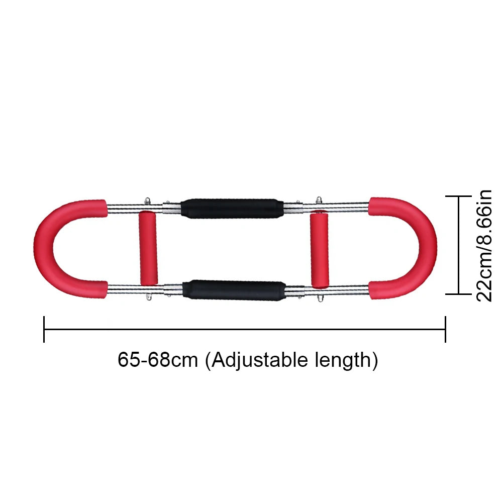 Portable Spring Workout Bar - Forearm & Chest Expander