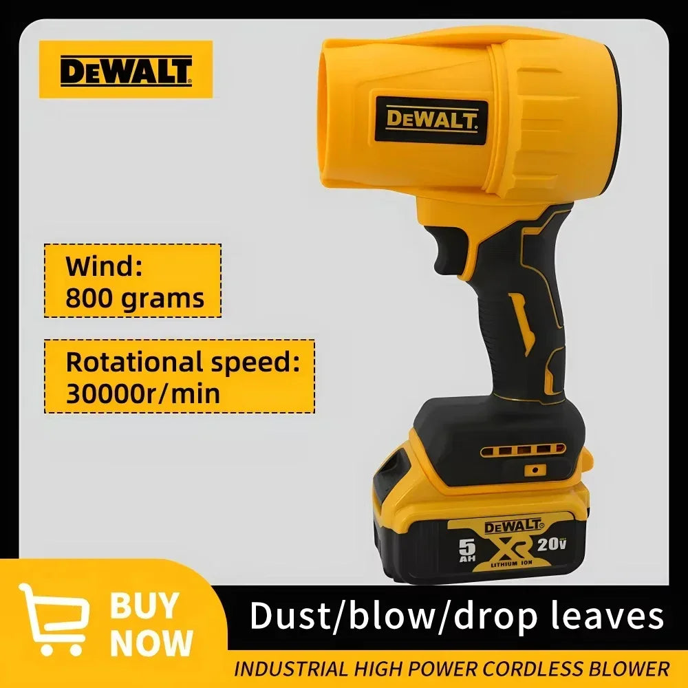 Dewalt Electric Turbo Blowers Car Dryer Handheld Dust Blowing Tool  Use Car and Home Daily Household Electric Dust Collector