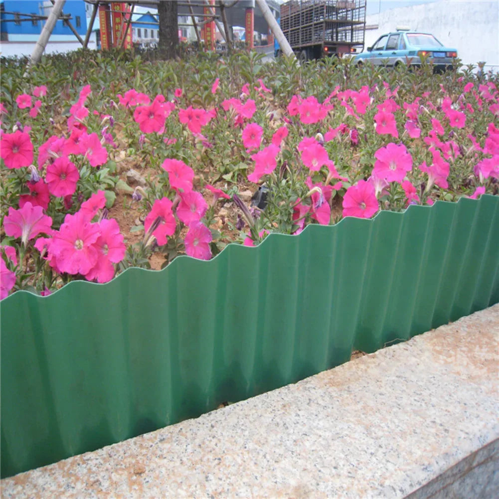 1pcs Garden Grass Lawn Edge Border Fence Path Flexible Lawn Edging Border Fence Outdoor Plastic Landscape Garden Decor