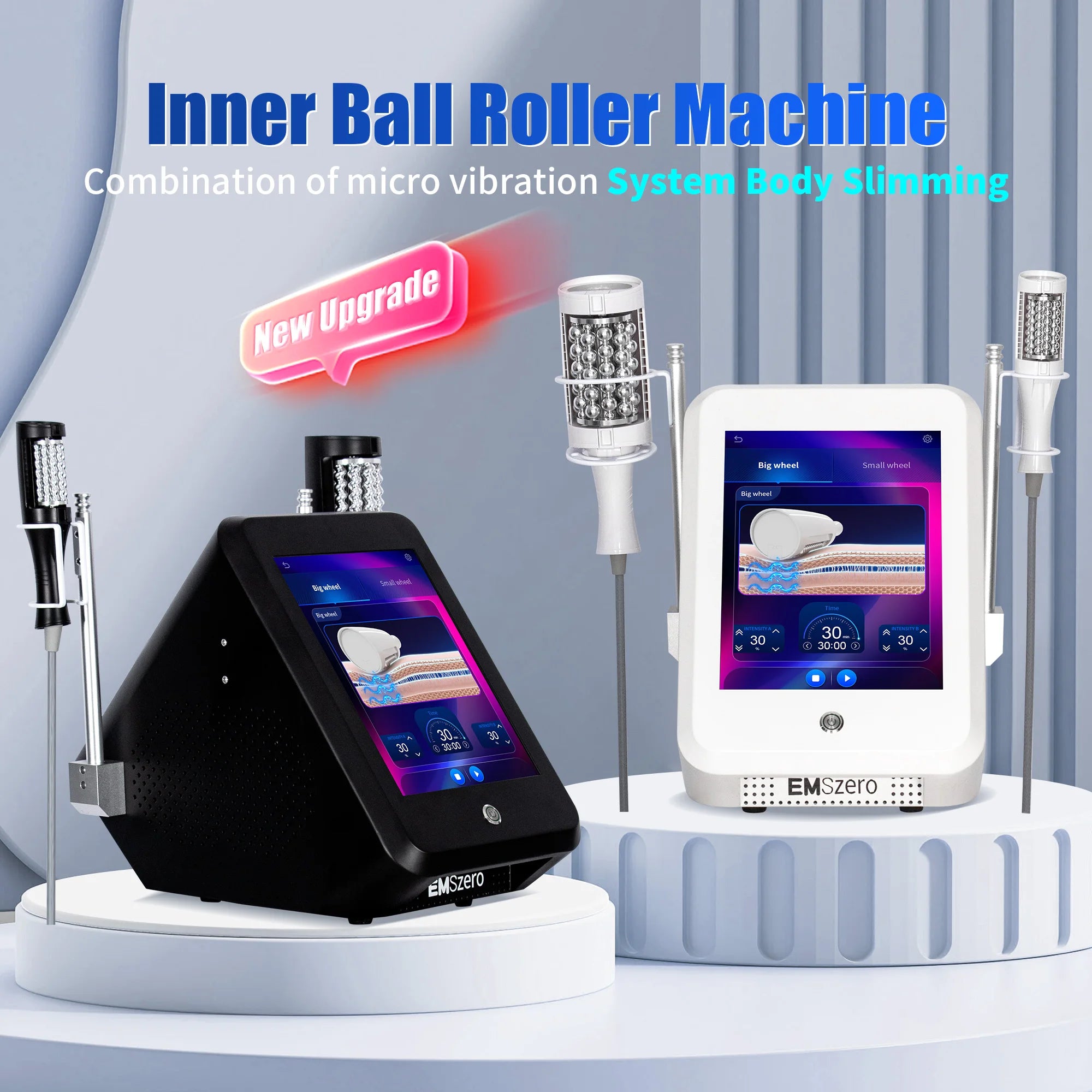 2 in 1 EMSzero Muscle Relaxation Fat Removal 5D Massage Roller Electromagnetic Muscle Trainer for Salon | Primesmarket