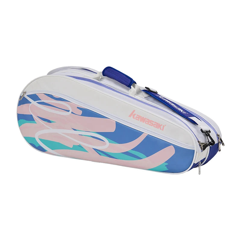 Kawasaki 2025 Brand New Badminton Bag 6pcs-Pack Large Capcity racquet