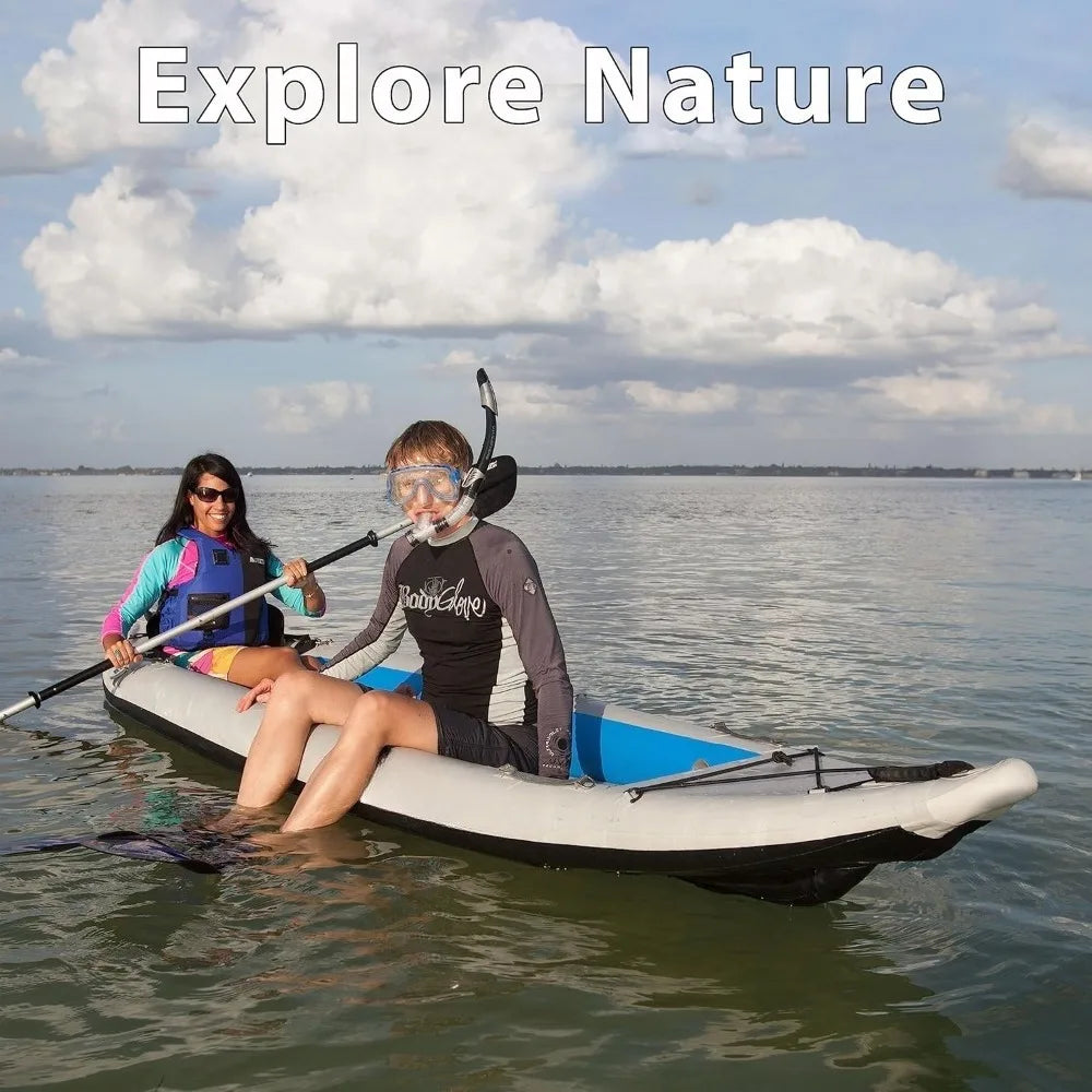 Sea Eagle 385FT Fasttrack Inflatable Kayak - 1-3 Person Touring, Rigid Keel, Lightweight | Primesmarket