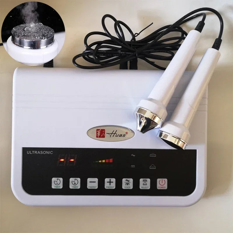 Ultrasonic Facial Beauty Machine High Frequency Ultrasound Massager Face Lifting Anti Aging Skin Tightening Skin Care Device
