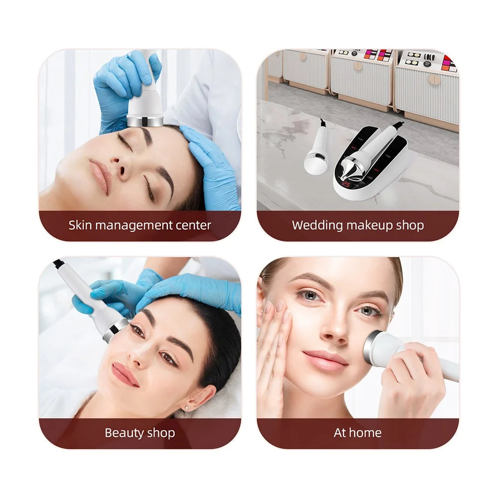 Ultrasound Skin Care Device - High Frequency Face & Eye Massager | Primesmarket