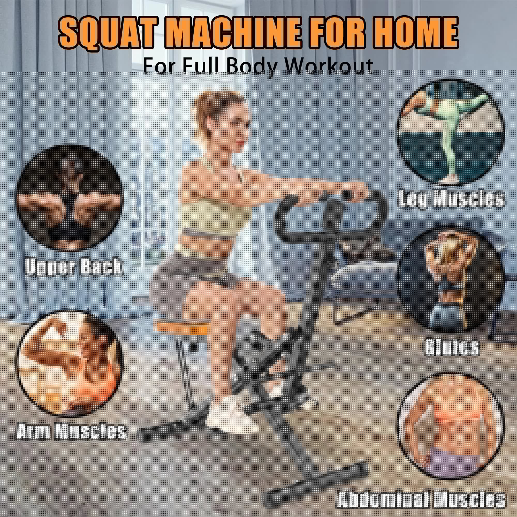 Squat machine, gluteus maximus training, foldable resistance band, but