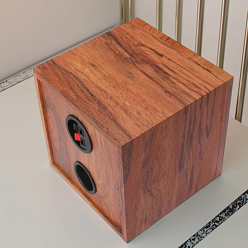 Wooden Texture Speaker/Subwoofer Box Case (2-Pack) - Fits 4", 5", 6.5"