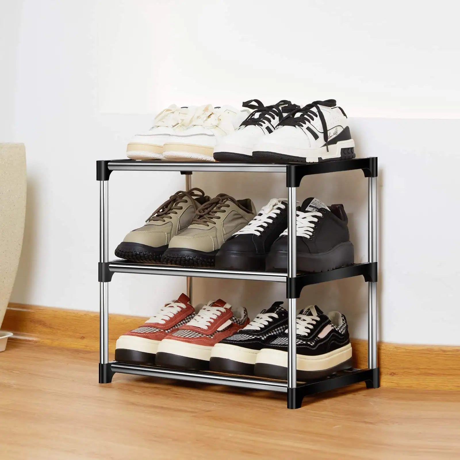 3F Shoe Rack Multi Layered And Space Saving Freely combined modernity minimalism Shoe Rack Dormitory Door Entryway Home Supplies