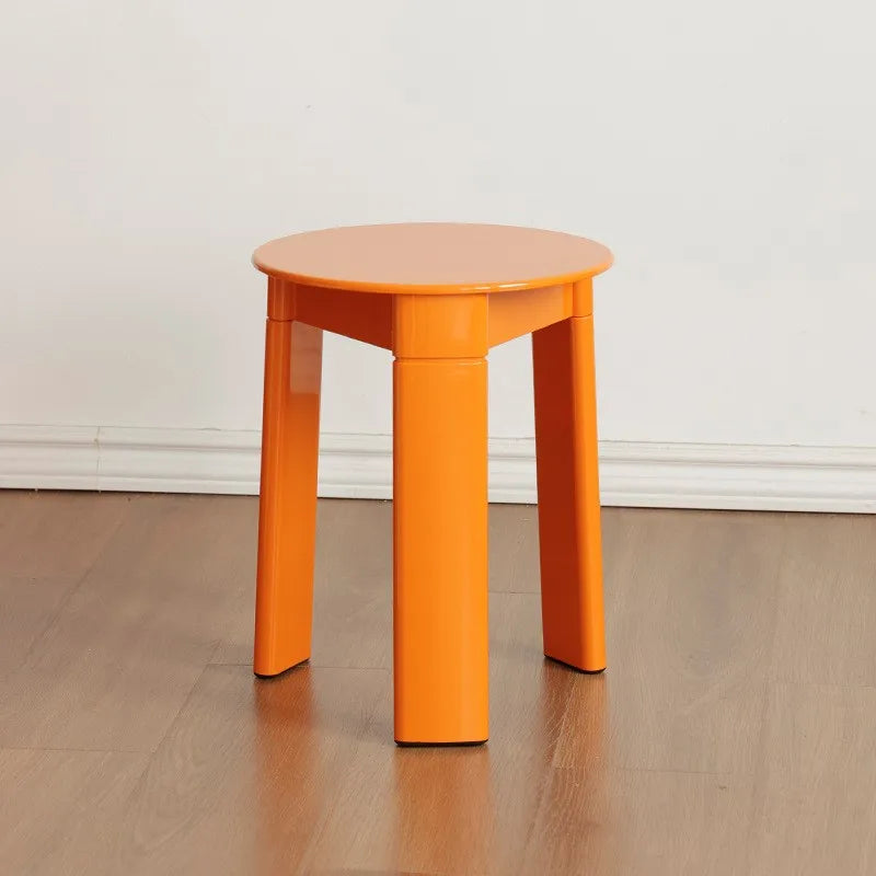 Richome Designer Small Stool Nordic Modern Minimalist Short Stool Plastic Small Round Stool Home Living Room Shoe Changing Stool