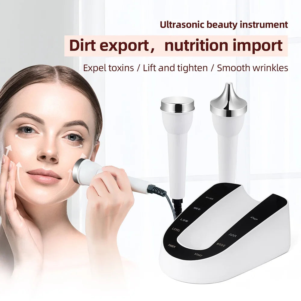 Ultrasound Skin Care Device - High Frequency Face & Eye Massager | Primesmarket