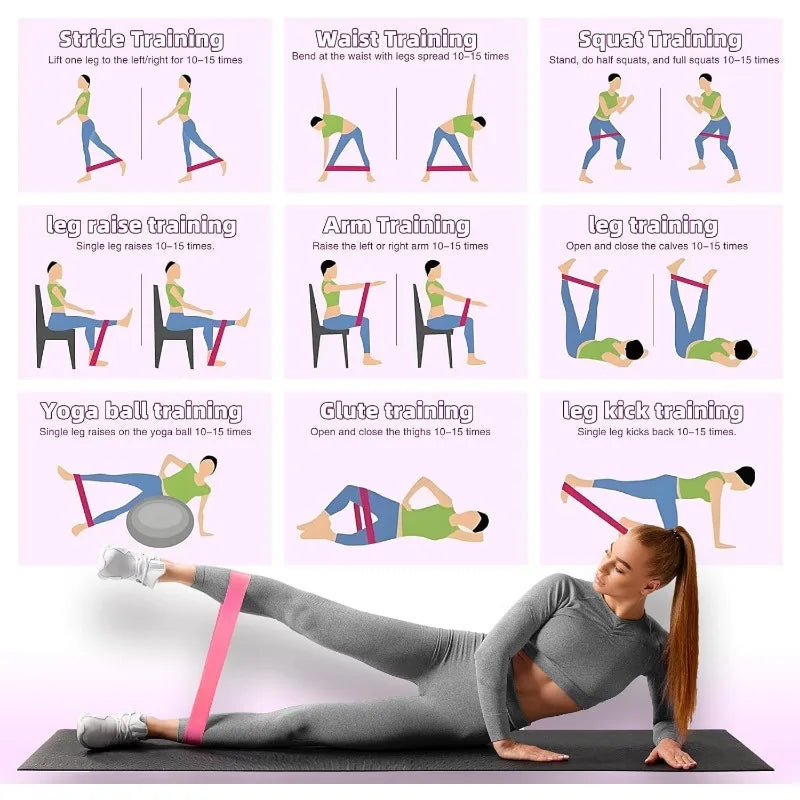 Resistance Exercise Belt - Home Fitness, Stretching, Strength Training & Physical Therapy | Primesmarket