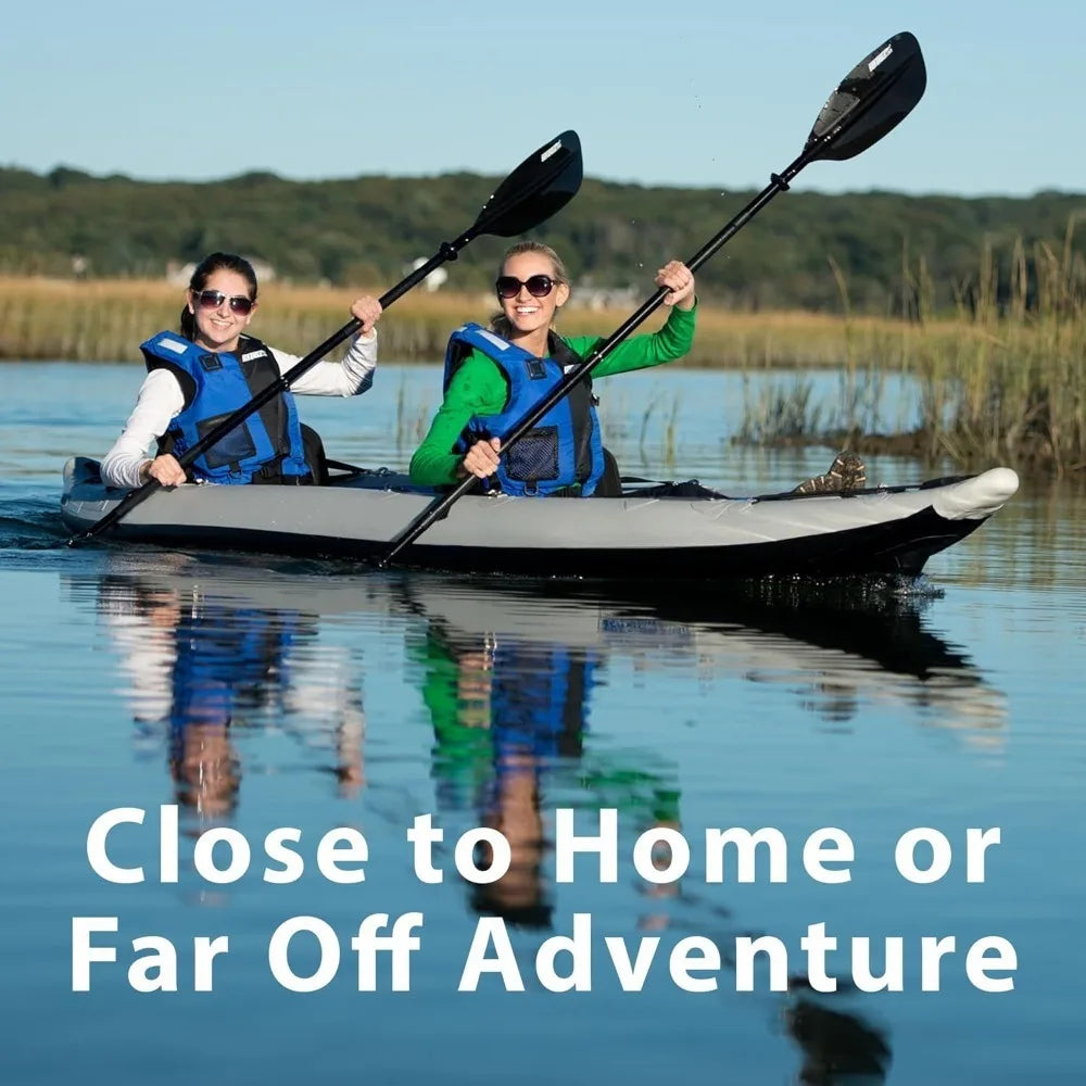 Sea Eagle 385FT Fasttrack Inflatable Kayak - 1-3 Person Touring, Rigid Keel, Lightweight | Primesmarket