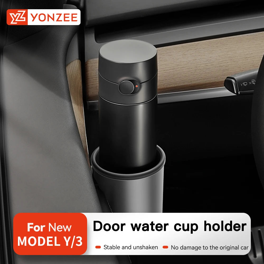 Tesla Model 3 / Y Door Cup Holder (4-Pc Set)