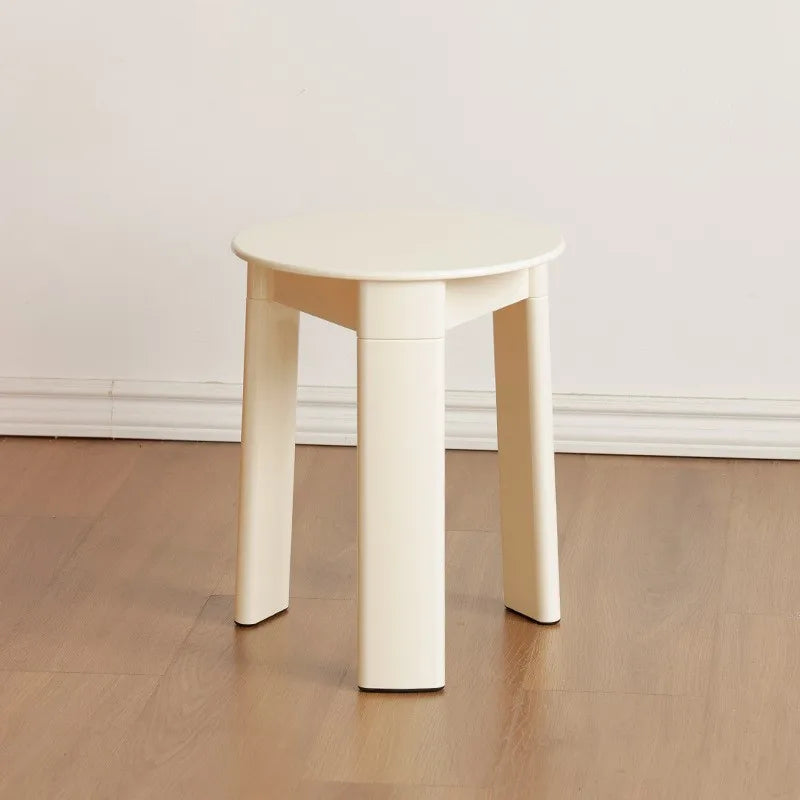 Richome Designer Small Stool Nordic Modern Minimalist Short Stool Plastic Small Round Stool Home Living Room Shoe Changing Stool