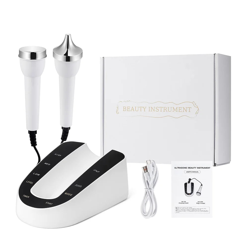 Ultrasound Skin Care Device - High Frequency Face & Eye Massager | Primesmarket
