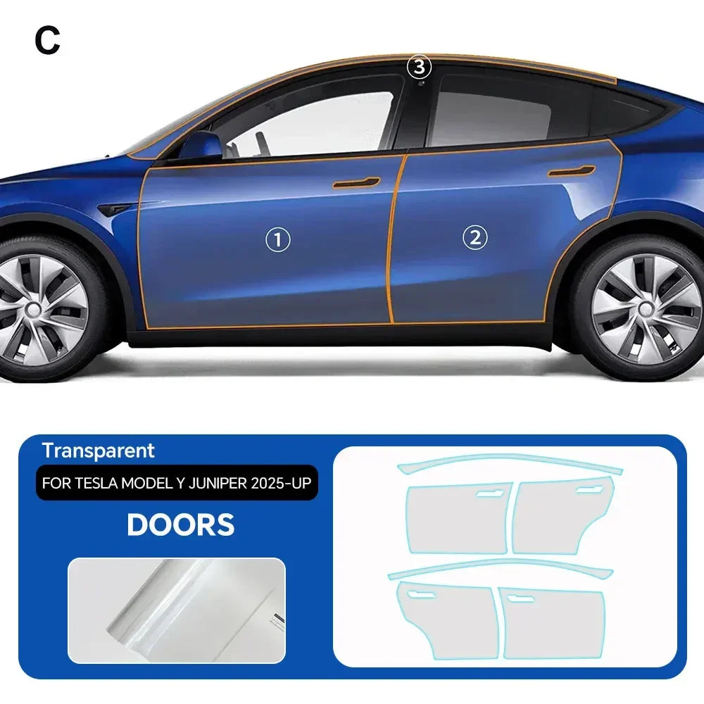 9Mil TPU Clear Paint Protection Film for Tesla Model Y (2025-2026)