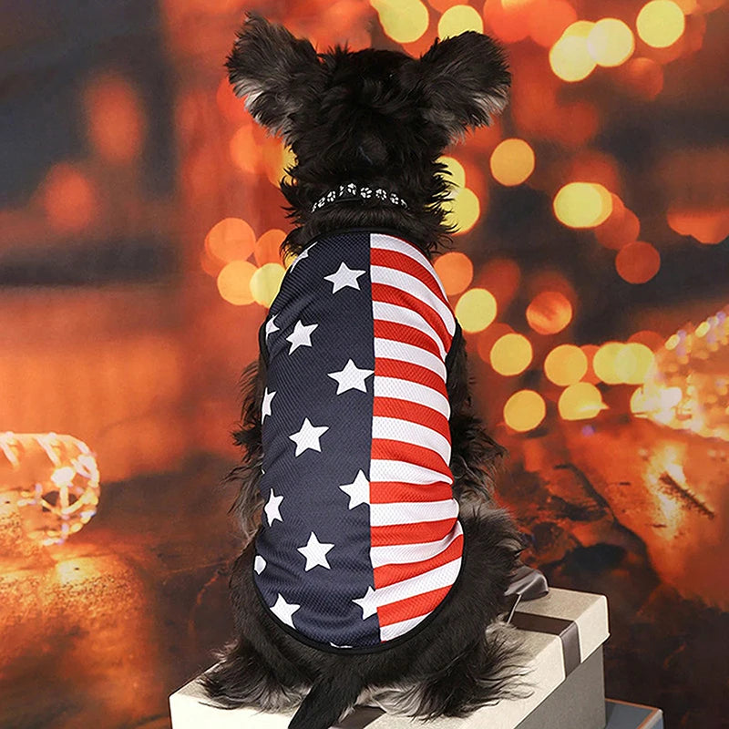 Adjustable American Flag Dog Bandana & Bow Tie Set - Patriotic Pet Scarf for Small to Large Dogs & Cats | Primesmarket