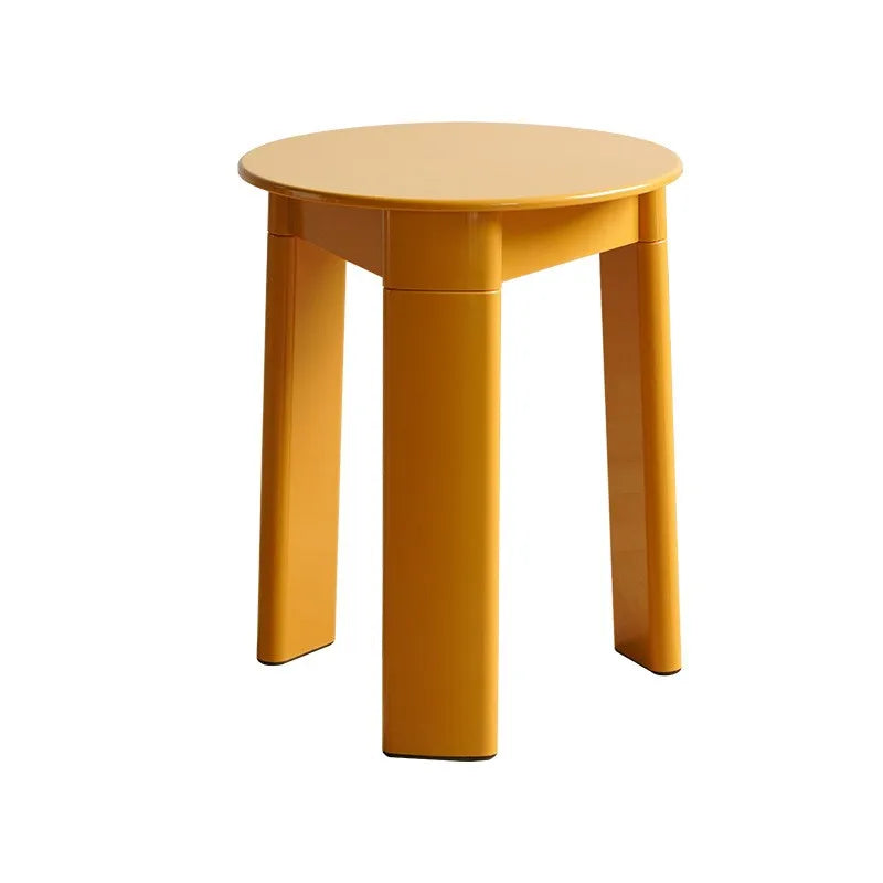 Richome Designer Small Stool Nordic Modern Minimalist Short Stool Plastic Small Round Stool Home Living Room Shoe Changing Stool